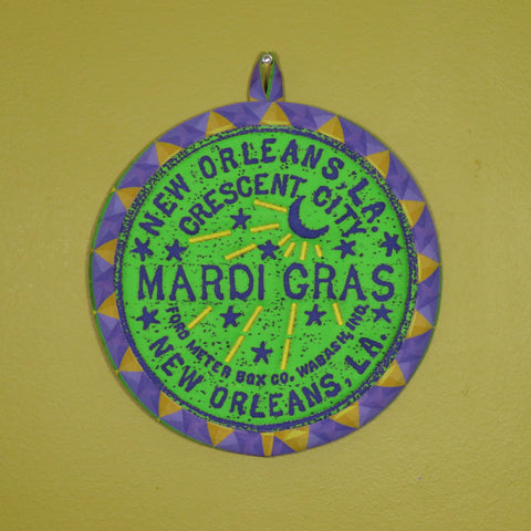 Mardi Gras Potholder (as shown)