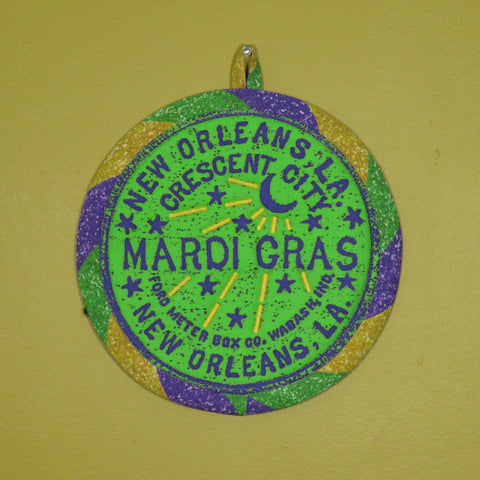 Mardi Gras Potholder (as shown)
