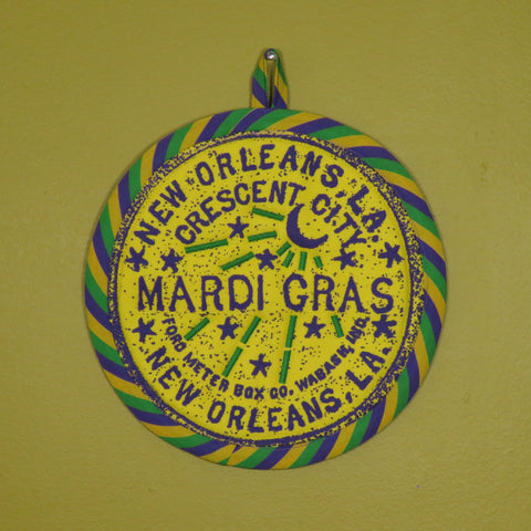 Mardi Gras Potholder (as shown)