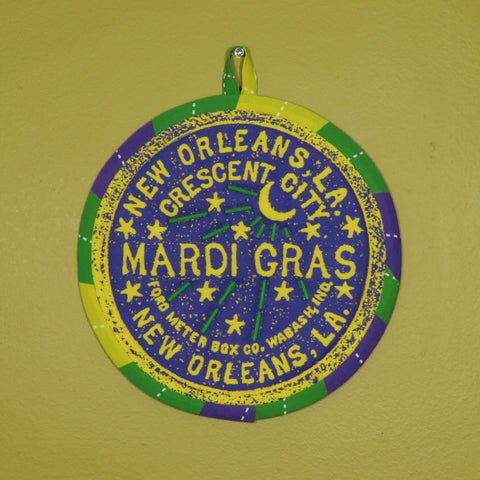 Mardi Gras Potholder (as shown)