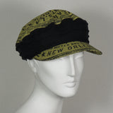 Meter Danby Cap, Black on Khaki Cotton, Size Medium/Large