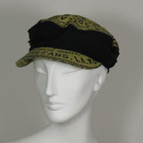 Meter Danby Cap, Black on Khaki Cotton, Size Medium/Large