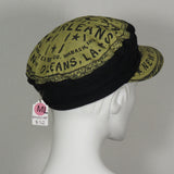 Meter Danby Cap, Black on Khaki Cotton, Size Medium/Large