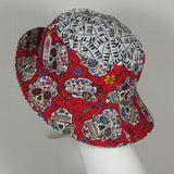 Soiree, Sugar Skulls and Piano Keys Print, Size Medium