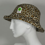 Roller Bowler, Leopard Flannel, Size Small