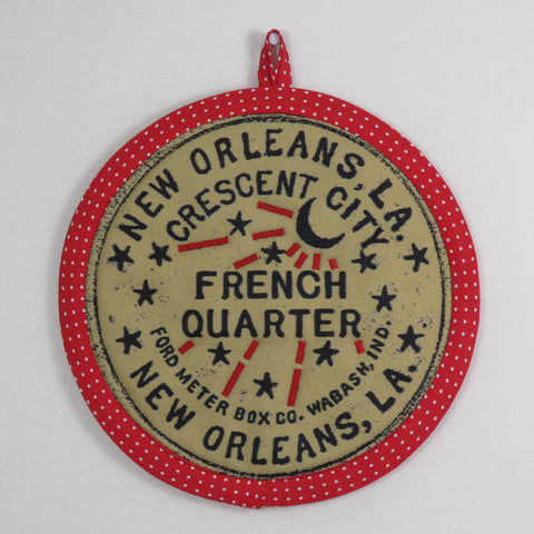 French Quarter Potholder (as shown)