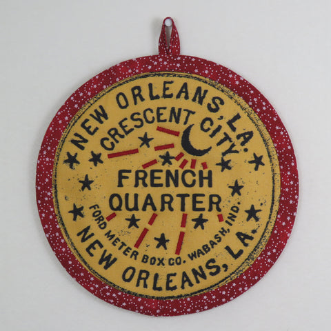 French Quarter Potholder (as shown)