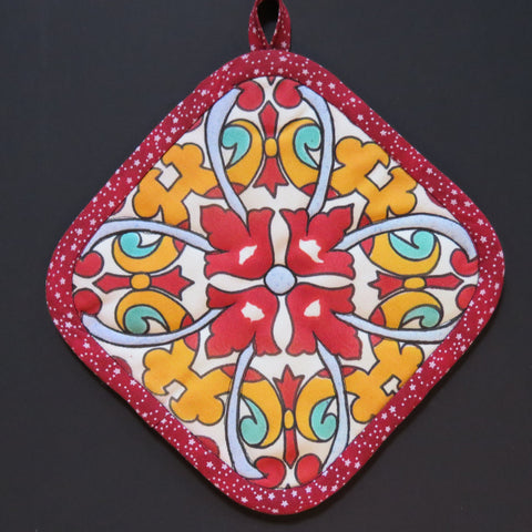 Talavera Tile Print Potholder
