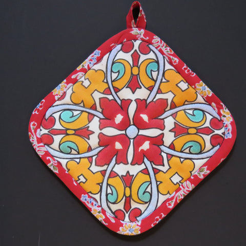 Talavera Tile Print Potholder