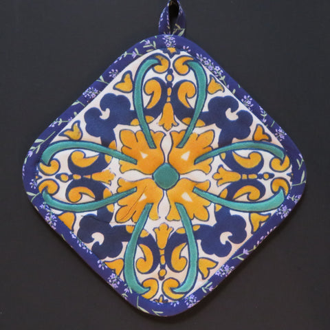 Talavera Tile Print Potholder