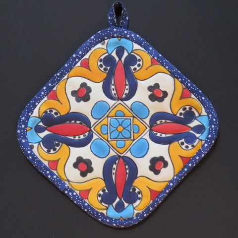 Talavera Tile Print Potholder