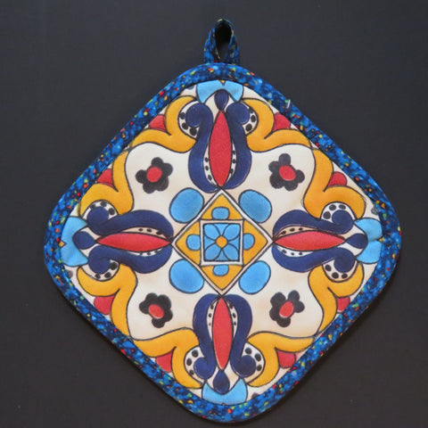 Talavera Tile Print Potholder