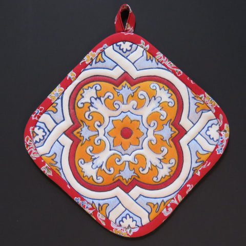 Talavera Tile Print Potholder