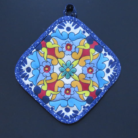 Talavera Tile Print Potholder