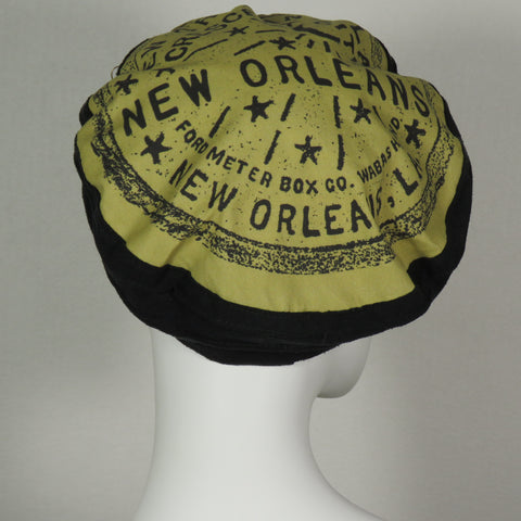 Meter Beret, Raw Silk and Cotton, Size Medium