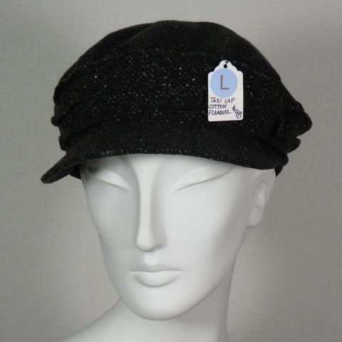 Cotton Corduroy Danby Cap, Grey, Size Large