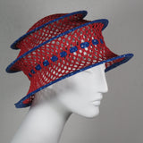 Pop Up, Red, Open Weave with Edge
