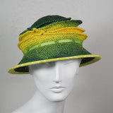 Frizbi, Green and Yellow Ombre with Edge