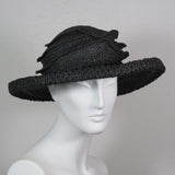 Lido, Black, Fancy Weave Brim