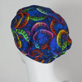 Cotton Beret, Piano Key Print, Size Medium