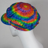 Taxi Cap, Tie Dye Print, Size Smallish Medium