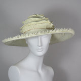 Wired, Ivory Fancy Weave, Fringed Edge