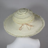 Wired, Ivory Fancy Weave, Fringed Edge
