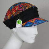 Taxi Cap, Kaleidoscope Print, Size Small