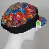 Taxi Cap, Kaleidoscope Print, Size Small