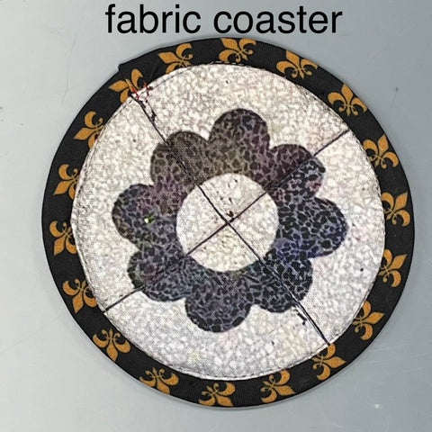 Tile Print Fabric Coaster (As Shown)