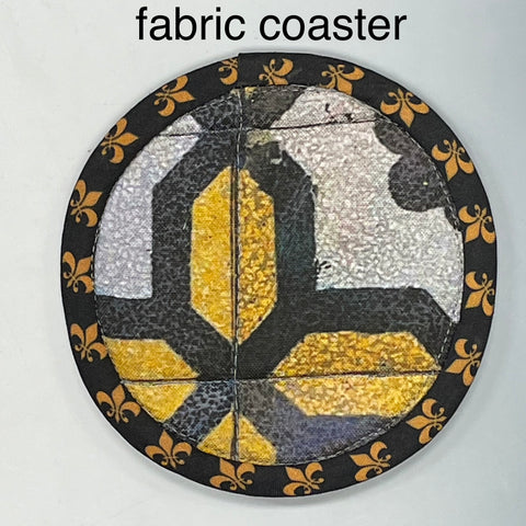 Tile Print Fabric Coaster (As Shown)