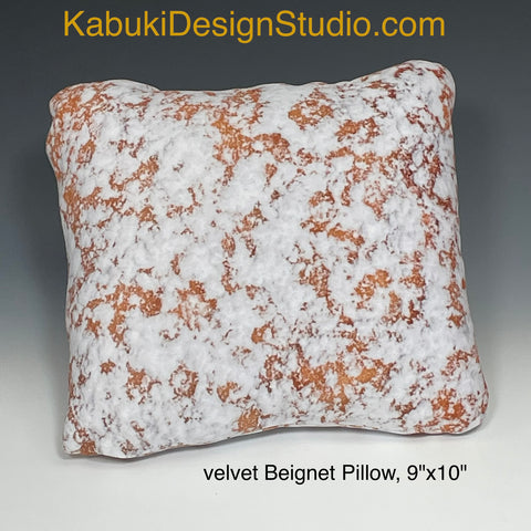 Beignet Pillow, 9 X 10 Inches