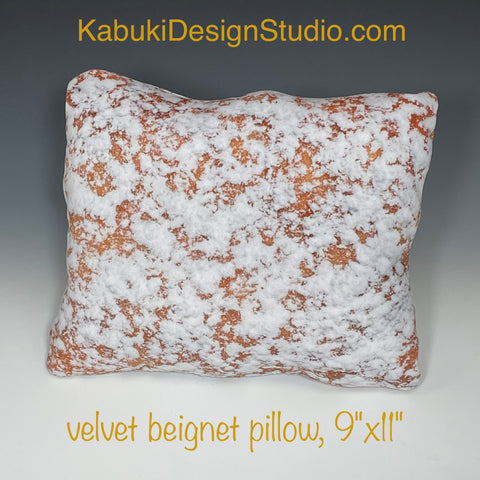 Beignet Pillow, 9 X 11 Inches